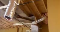 Duct Work Re-routed for Elevator Shaft
